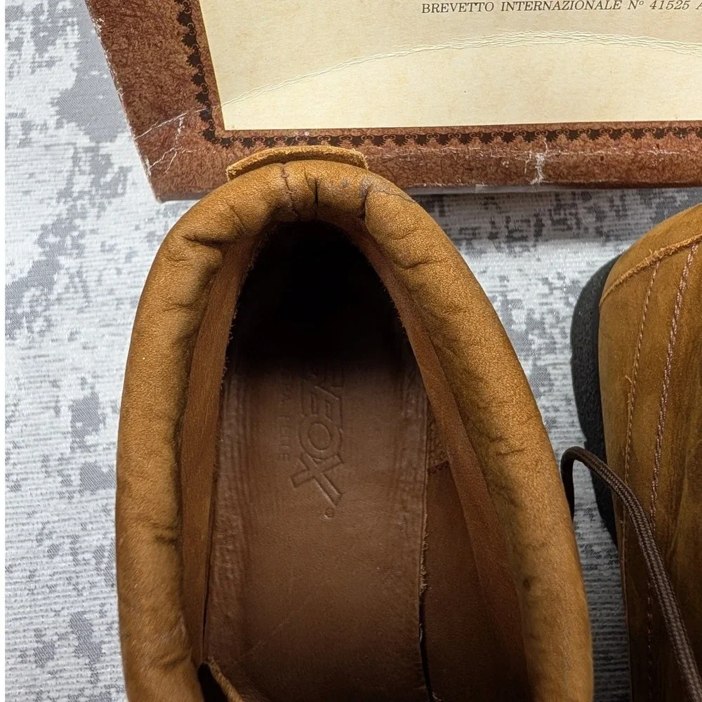 Geox Respira Nabuk 2535 Tan Leather Chukka Boots Mens 41 Italian Breathable‎
